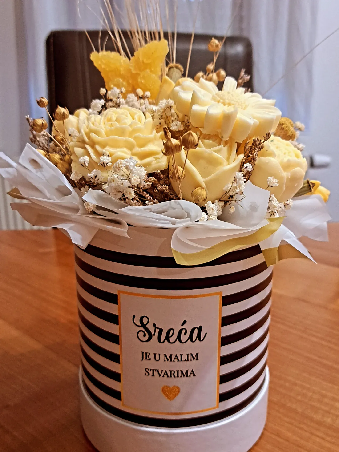 Buket sapunastih ruža